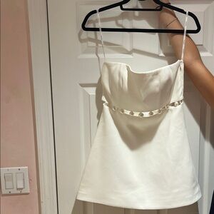 Retrofit size small white bridal dress perfect condition